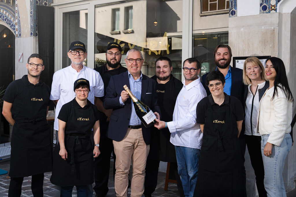 The ExtrA team in Reims - Charity event with Charles Heidsieck Champagne House